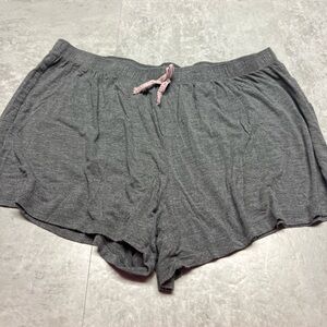 Women's Gray Pajama Shorts